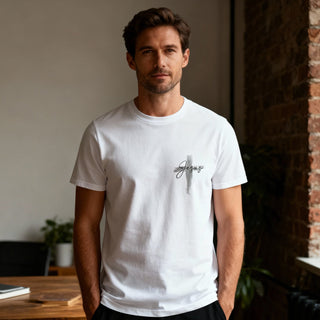 Jesus painted Cross Shirt Variante, Mountain Movers christliches Design