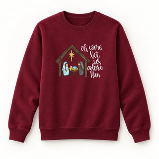 Adore Christmas Sweatshirt Burgunder