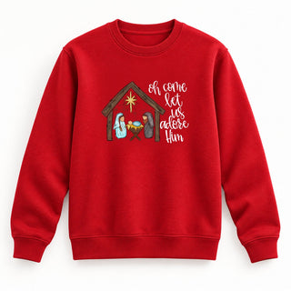 Adore Christmas Sweatshirt Rot