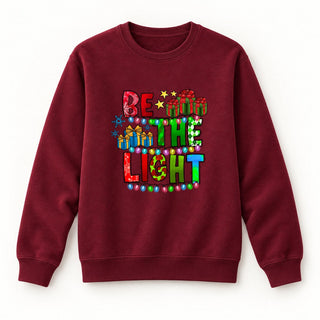 Be the Light Sweatshirt Burgunder
