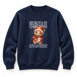 Beauty in Christmas Bär Sweatshirt Navy