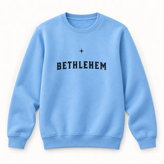 Bethlehem Christmas Sweatshirt Babyblau