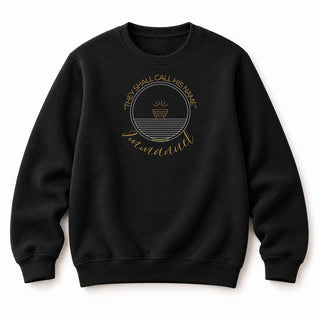 Call his name Immanuel Christmas Sweatshirt Schwarz