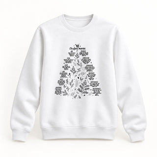 Christmas Prayers Sweatshirt Weiß