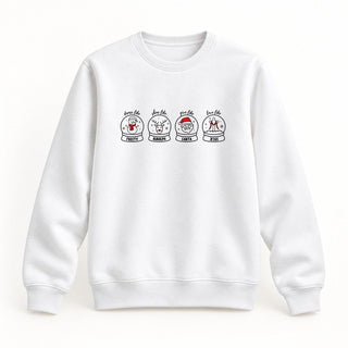 Dance like Frosty Christmas Sweatshirt Weiß