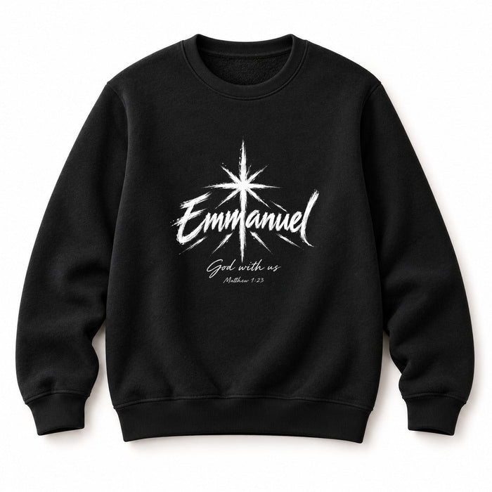 Emmanuel Matthew 1:23 Christmas Sweatshirt