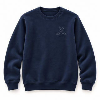 Friede auf Erden Christmas Sweatshirt Navy