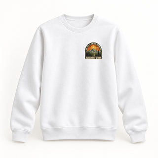 Go Tell It on the Mountain Christmas Sweatshirt Weiß