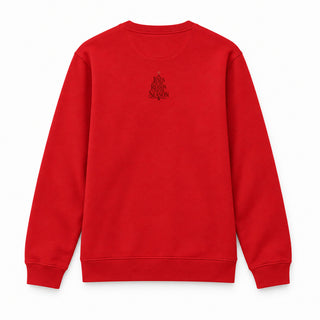 Jesus is the Reason red - Backprint - Sweatshirt Rot