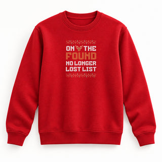 Found no longer lost Christmas Sweatshirt Rot