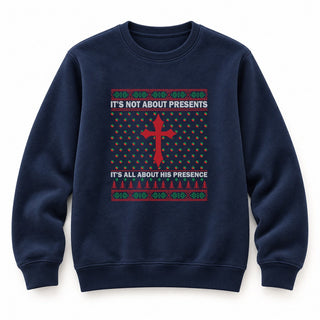 Presence Christmas Sweatshirt Navy