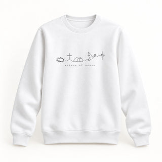 Prince of Peace Christmas Sweatshirt Weiß
