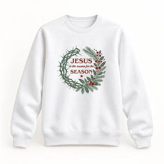Reason for the Season Little Christmas Sweatshirt Weiß