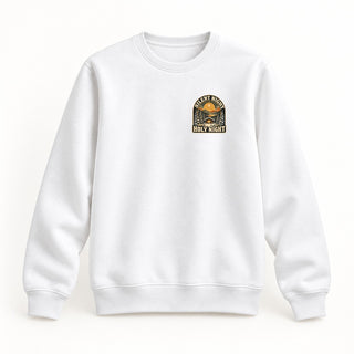 Silent Night Holy Night Christmas Sweatshirt Weiß