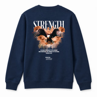 Strength Streetwear Sweatshirt BackPrint Navy