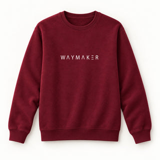 Waymaker Sweatshirt Burgunder