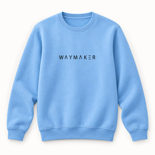 Waymaker Sweatshirt Babyblau