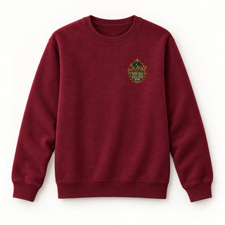 Wise Men Still Seek Him Stitch Christmas Sweatshirt Burgunder