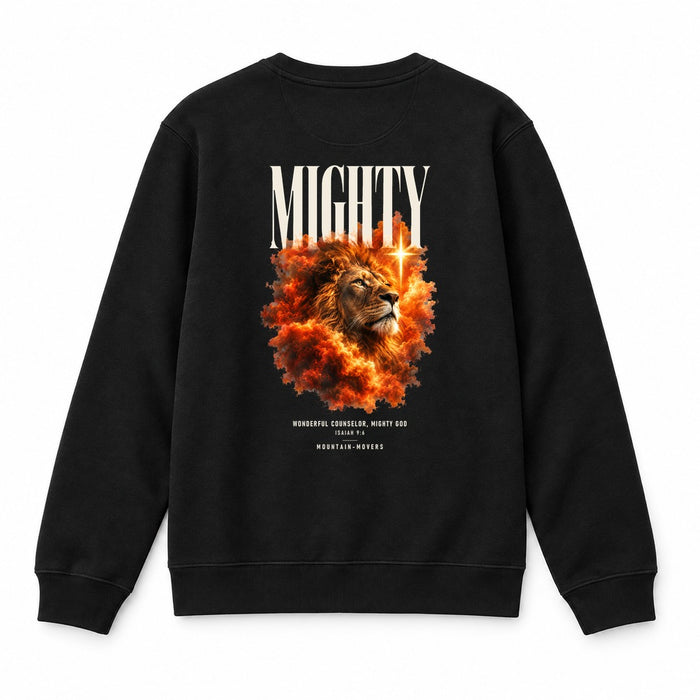 Wonderful Counselor Mighty God Christmas Sweatshirt Backprint