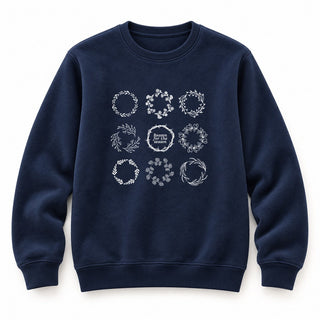 Wrath Crown Christmas Sweatshirt Navy