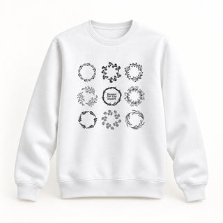 Wrath Crown Christmas Sweatshirt Weiß