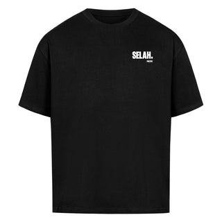 Keine größere Liebe Oversized T-Shirt Front und Backprint Selah x MM, Vorderansicht