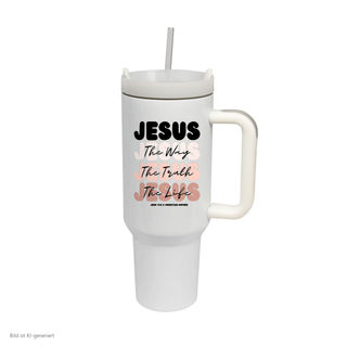 Jesus Johannes 14:6 Thermobecher von Mountain Movers, 1,2 Liter