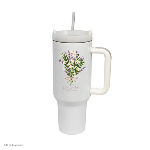 Let all you do be done in Love Thermobecher