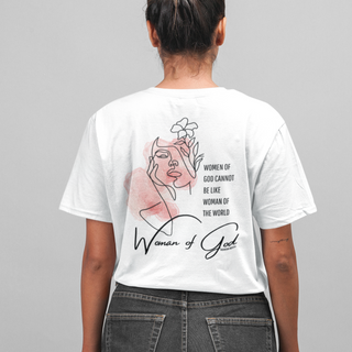 Woman of God Oversized T-Shirt BackPrint