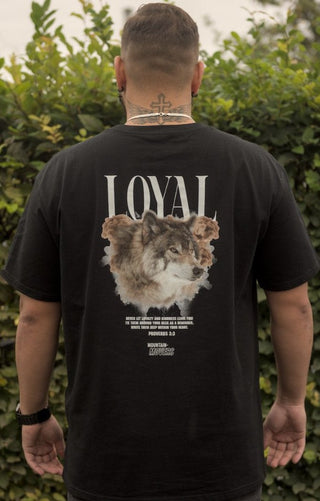 Loyal Oversized Shirt BackPrint Variante, Mountain Movers christliches Design