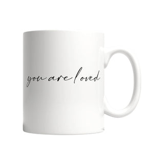 You are loved Tasse Produktansicht, Mountain Movers christliches Design