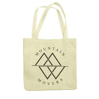 Mountain Movers Tragetasche Vorderansicht, christliches Design