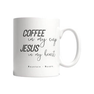 Coffee and Jesus Tasse Produktansicht, Mountain Movers