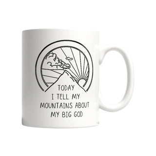 Big God Keramiktasse, Mountain Movers christliche Geschenkidee