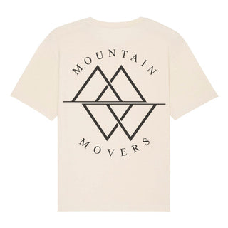 Logo Mountain Movers Oversized Shirt Detail, christliches Design