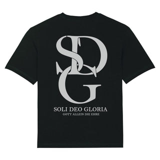 Soli Deo Gloria Oversized Shirt BackPrint Variante, Mountain Movers christliches Design