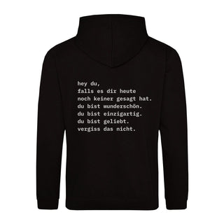 Keiner gesagt Hoodie BackPrint, christliche Streetwear von Mountain Movers