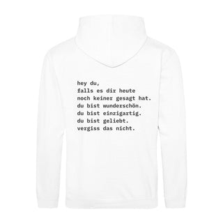 Keiner gesagt Hoodie BackPrint Variante, Mountain Movers christliches Design
