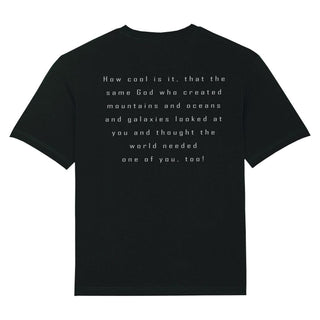 How cool Oversized Shirt BackPrint Variante, Mountain Movers christliches Design