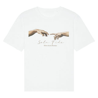 Sola Fide Oversized Shirt Variante, Mountain Movers christliches Design