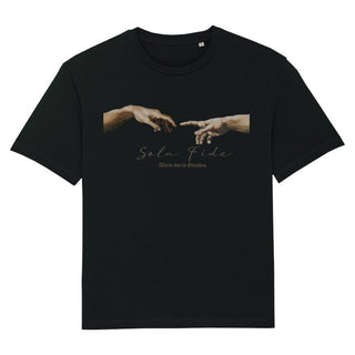 Sola Fide Oversized Shirt Variante, Mountain Movers christliches Design