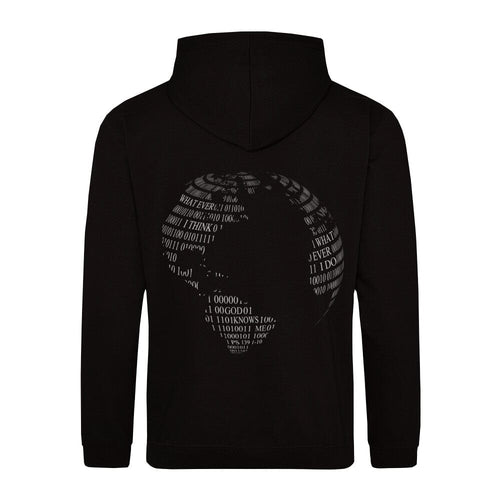 God kent mij Hoodie Rugprint