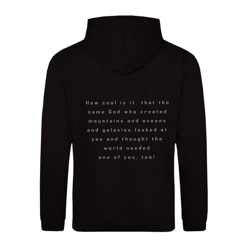 Hoe cool Hoodie Rugprint