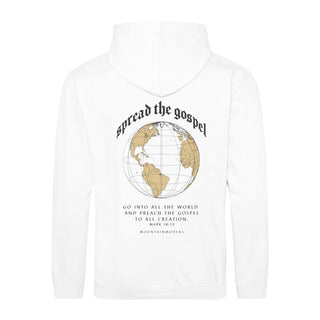 Gospel Hoodie BackPrint Variante, Mountain Movers christliches Design