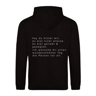 Hey Du Hoodie BackPrint, christliche Streetwear von Mountain Movers