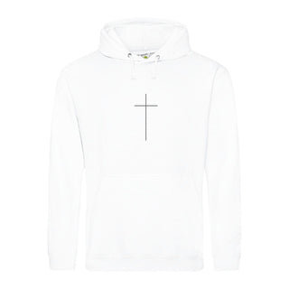 Middle Cross Hoodie Variante, Mountain Movers christliches Design