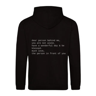 Dear Person Hoodie BackPrint Variante, Mountain Movers christliches Design