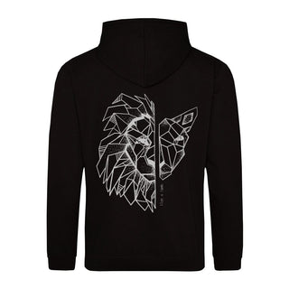 Lion x Lamb Hoodie BackPrint, christliche Streetwear von Mountain Movers