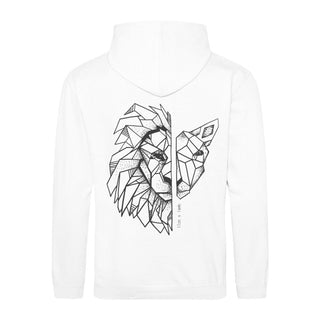 Lion x Lamb Hoodie BackPrint Variante, Mountain Movers christliches Design