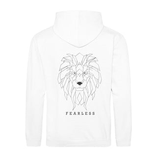 Fearless Hoodie BackPrint Variante, Mountain Movers christliches Design